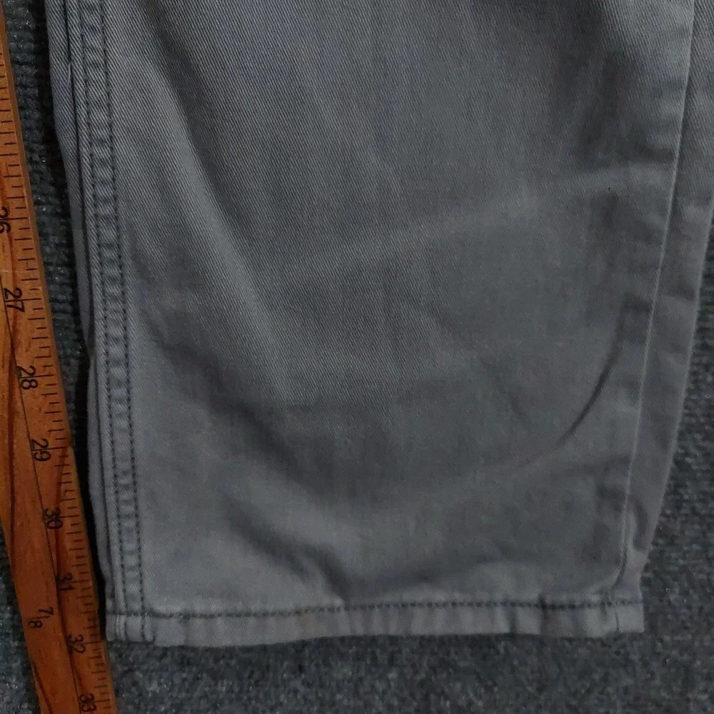 NEW Old Navy Pants Mens 33x32 Gray Straight Built-In Tough Chino Casual Workwear